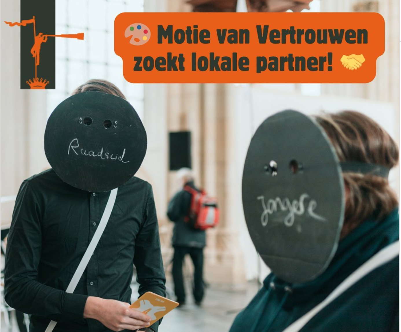 Jongereninspraakspel ‘Motie van Vertrouwen’ zoekt regionale partner!