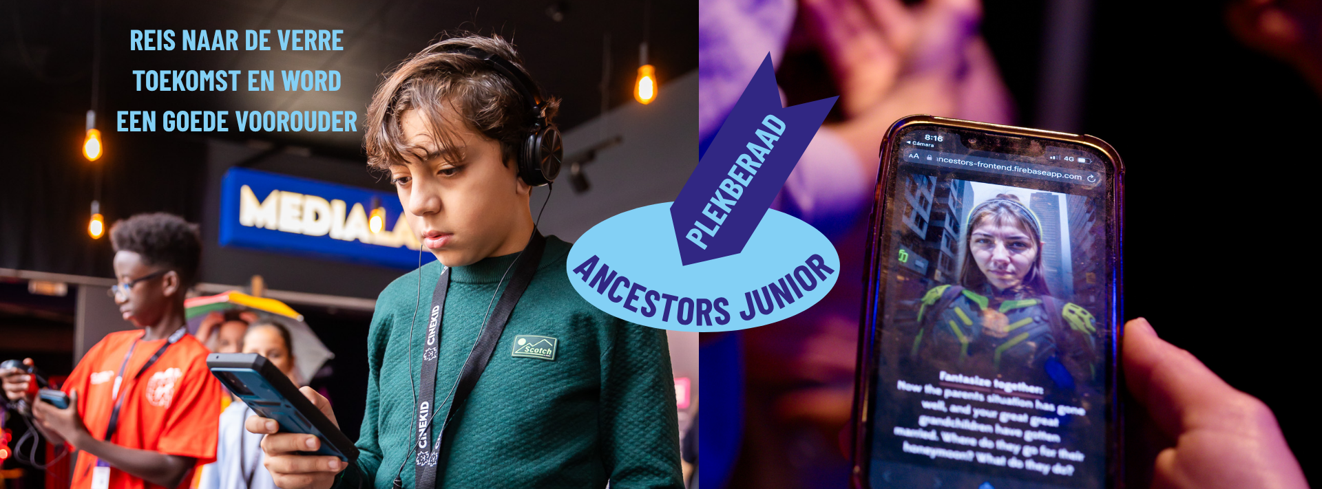 Ministerie van de toekomst, cinekid en smartphone orchestra presenteren nieuwe jongereneditie van ancestors